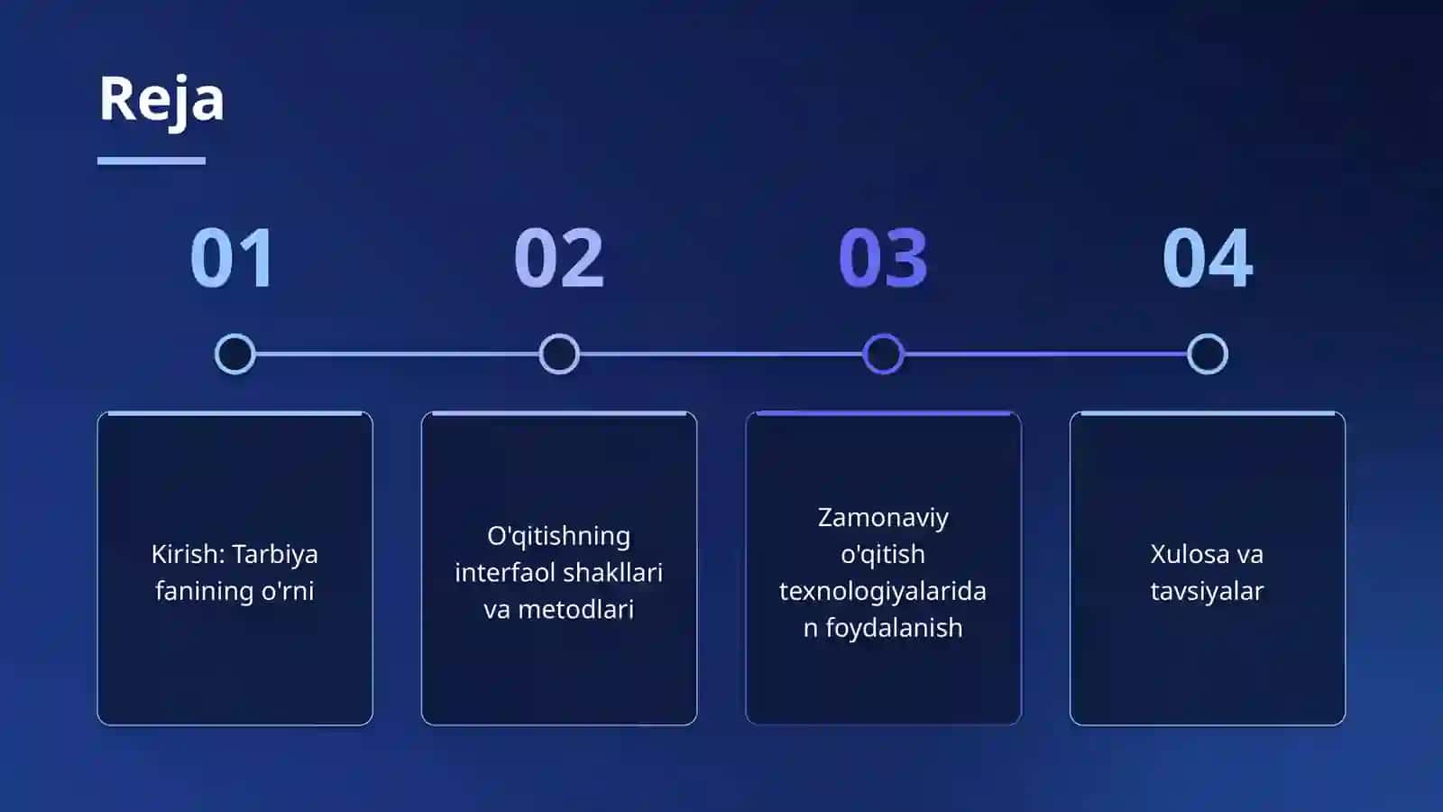 Umumtalim maktablaridatarbiya fanini oʻqitish shakllarihaqida misollar 2