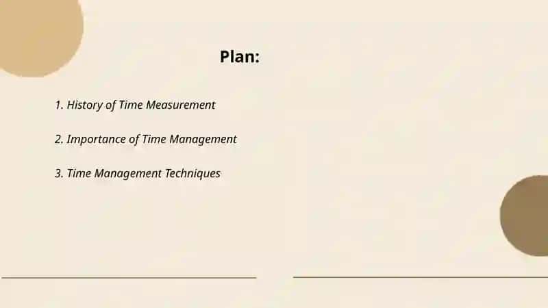 Time and time management 2