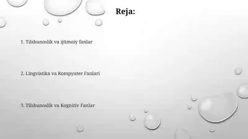 Tilshunoslik va boshqa fanlar integratsiyasi 2