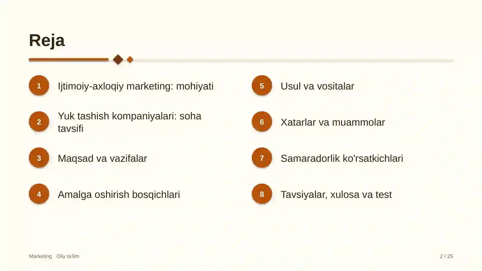 Yuk tashish kompaniyalarida ijtimoiy-axloqiy marketing 2