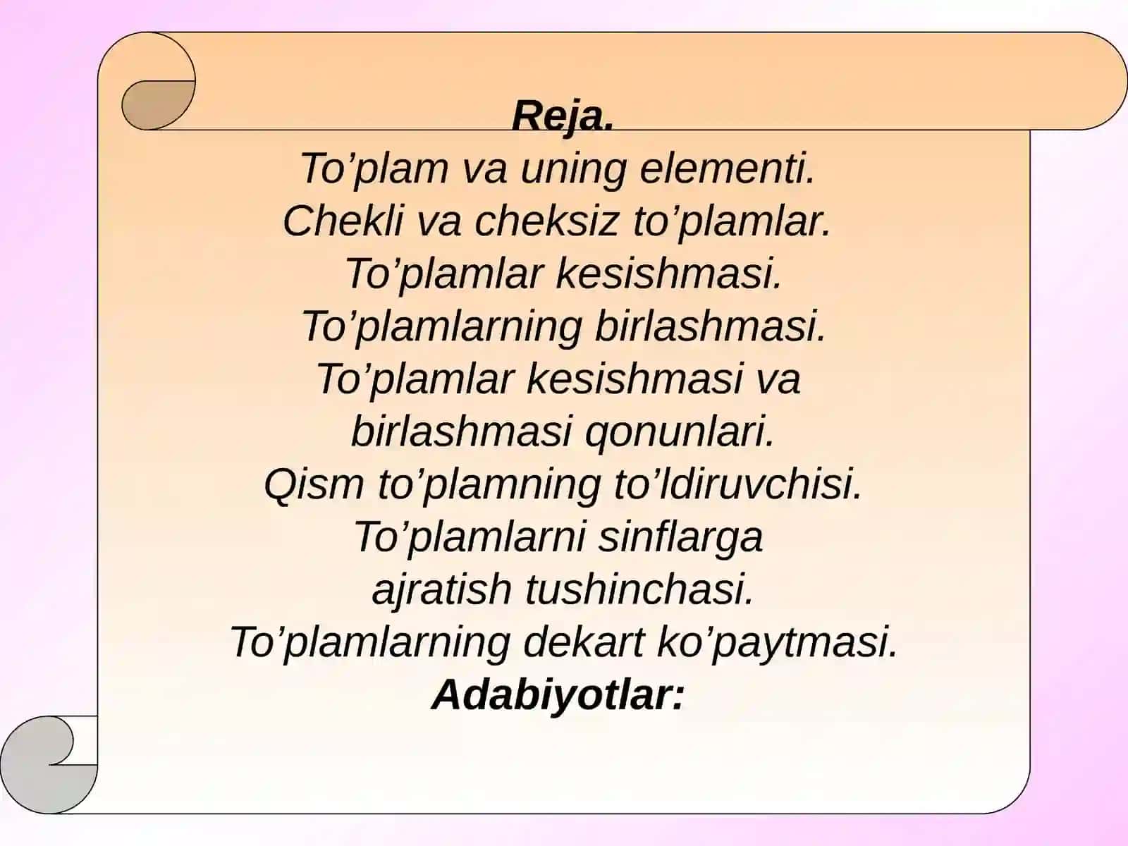 Haqiqiy sonlar to`plami 2