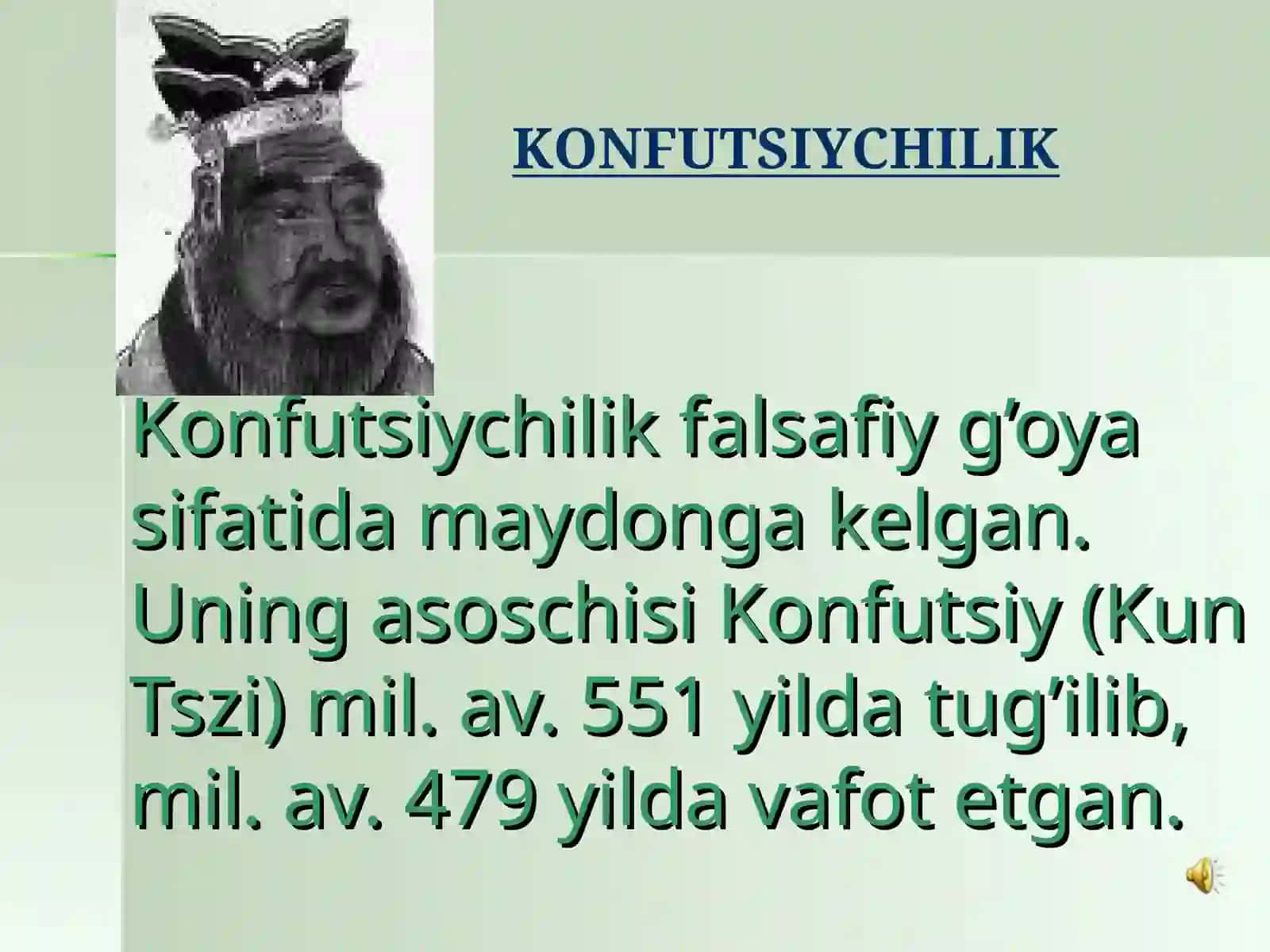 KONFUTSIYCHILIKDINI 2