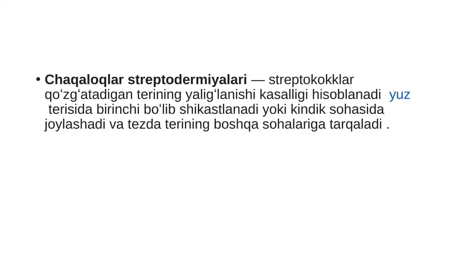Chaqaloqlar Streptodermiyalari 2