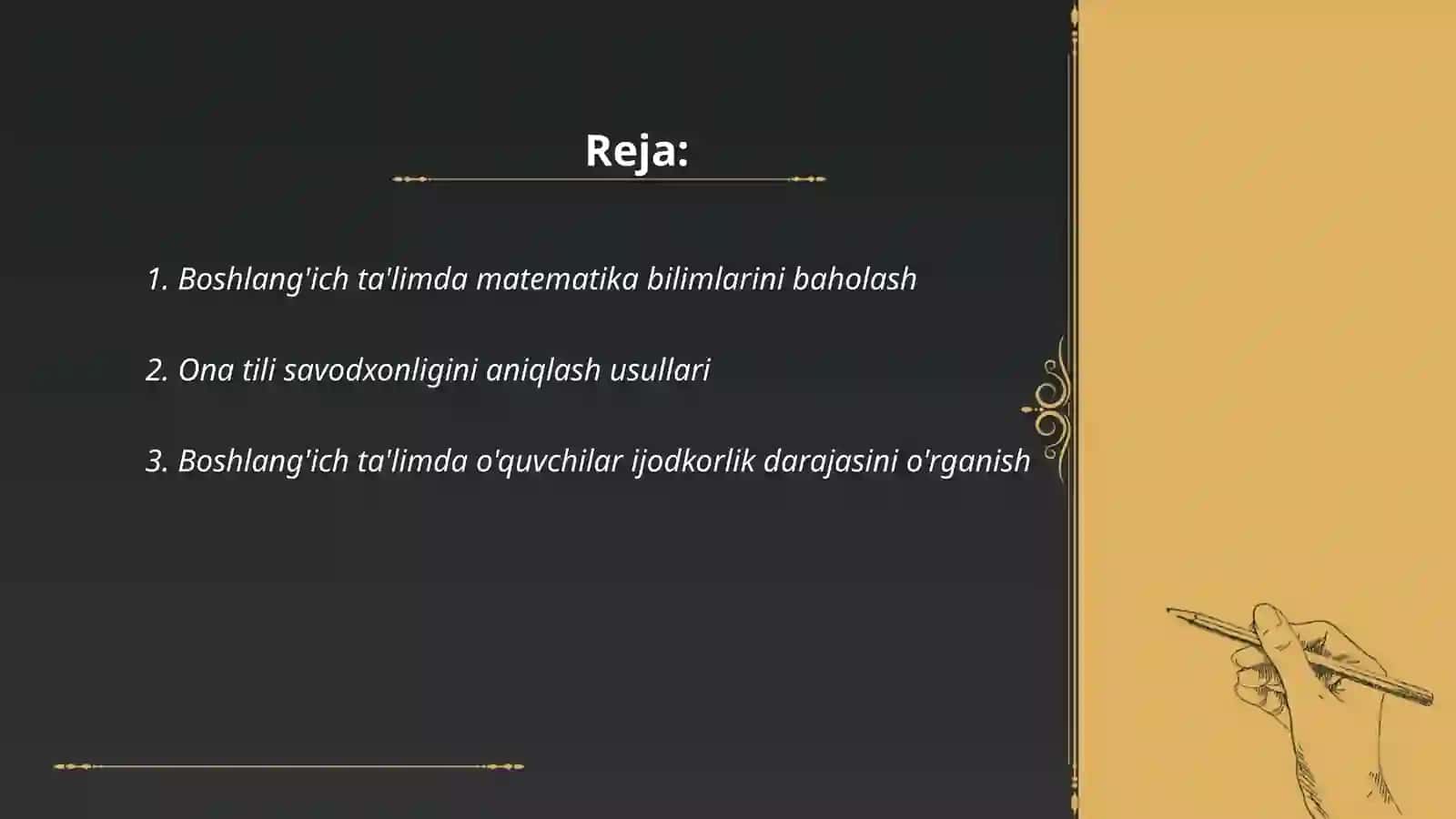 Boshlang'ich ta'limda o'quvchilarning bilim ko'nikma va malakalarini tashxis etish 2