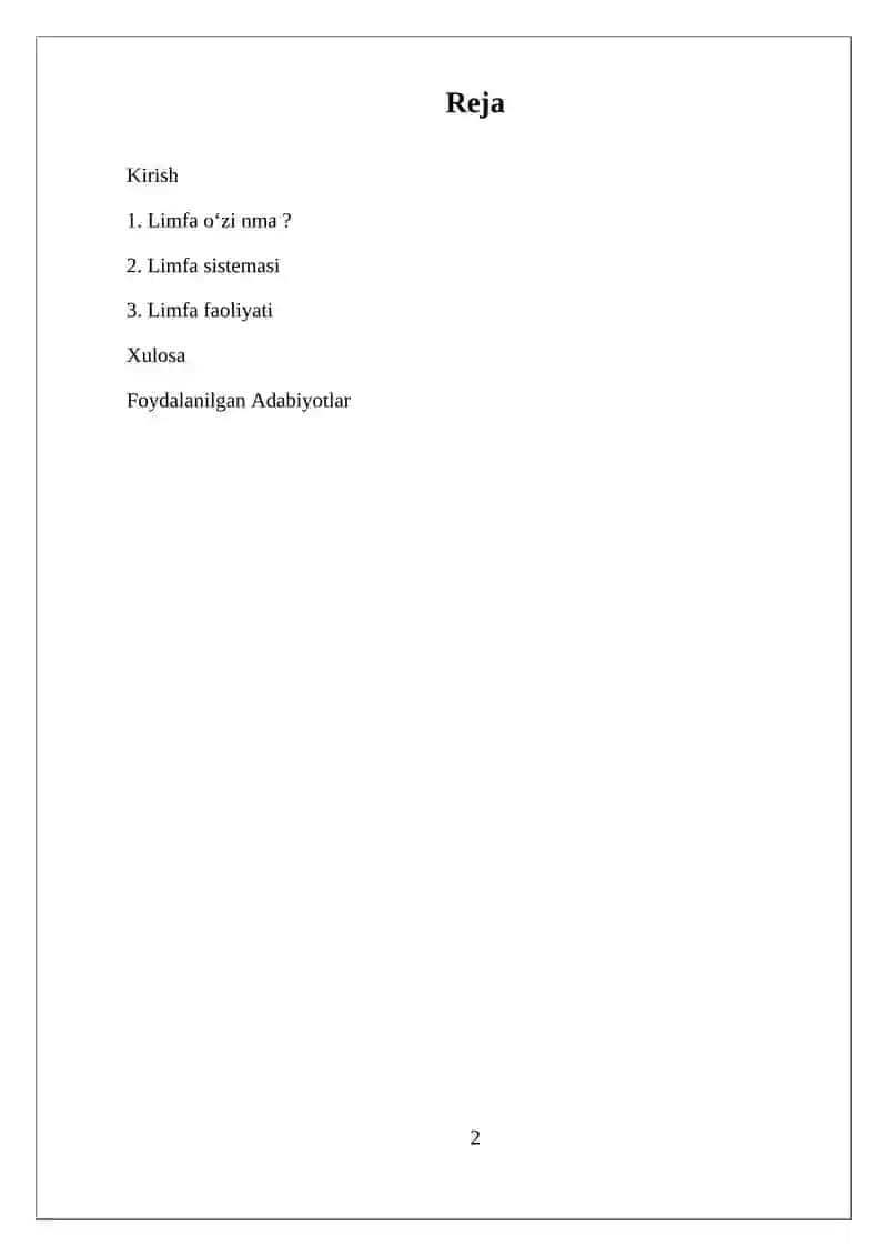 LIMFA SISTEMASI 2