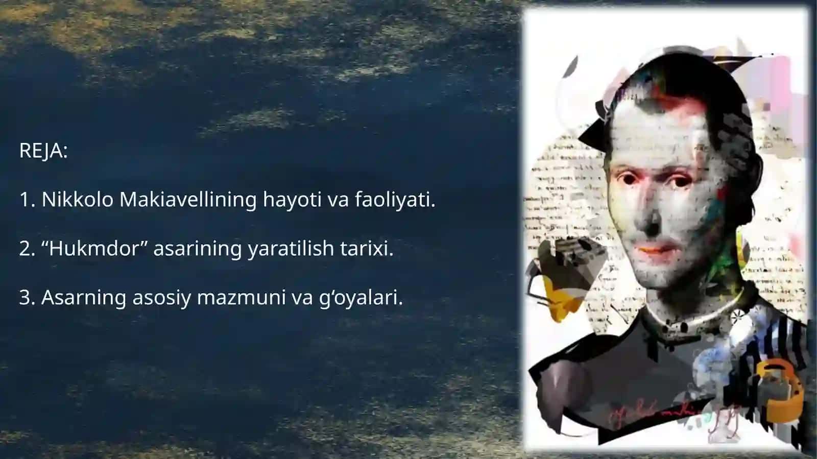 Nikkolo Makiavellining hayoti va faoliyati 2