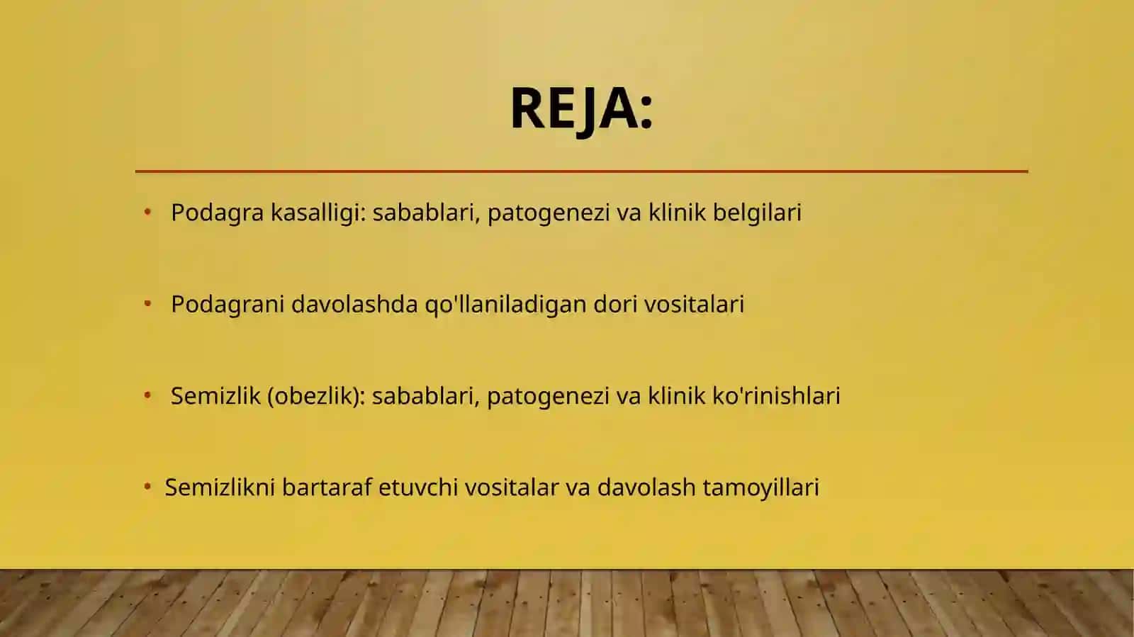 Padagra va semizlikni bartaraf etuvchi vositalar 2