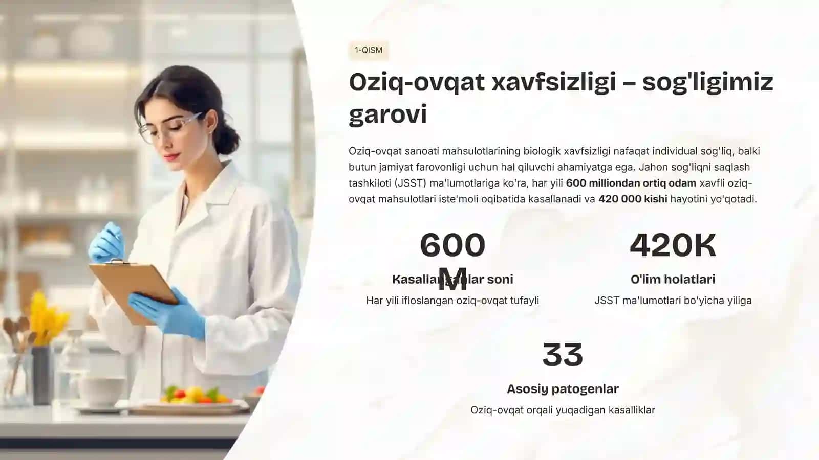 Oziq-ovqat xavfsizligi haqida. Biologik faol qo'shimchalar haqida 2
