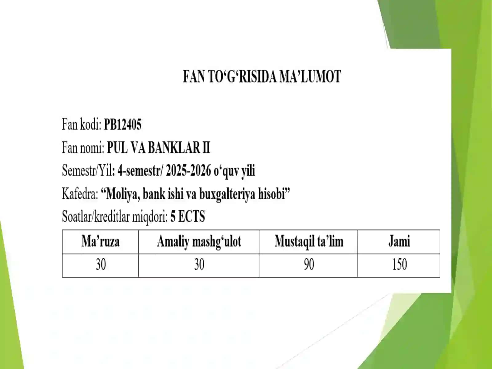 Banklarning kelib chiqishi va bank tizimi 2