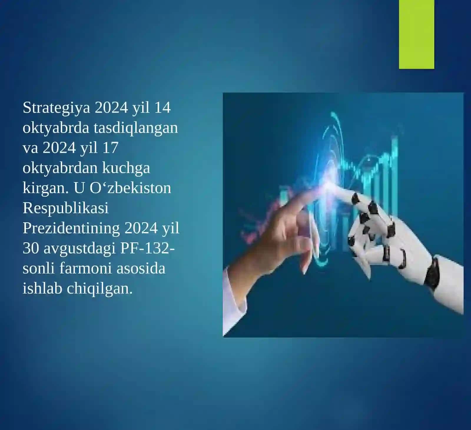 O‘zbekistonda sun’iy intellekt texnologiyalarini rivojlantirish strategiyasi 2
