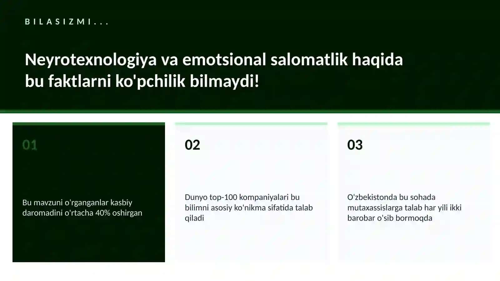 NEYROTEXNOLOGIYA VA MIYA 2