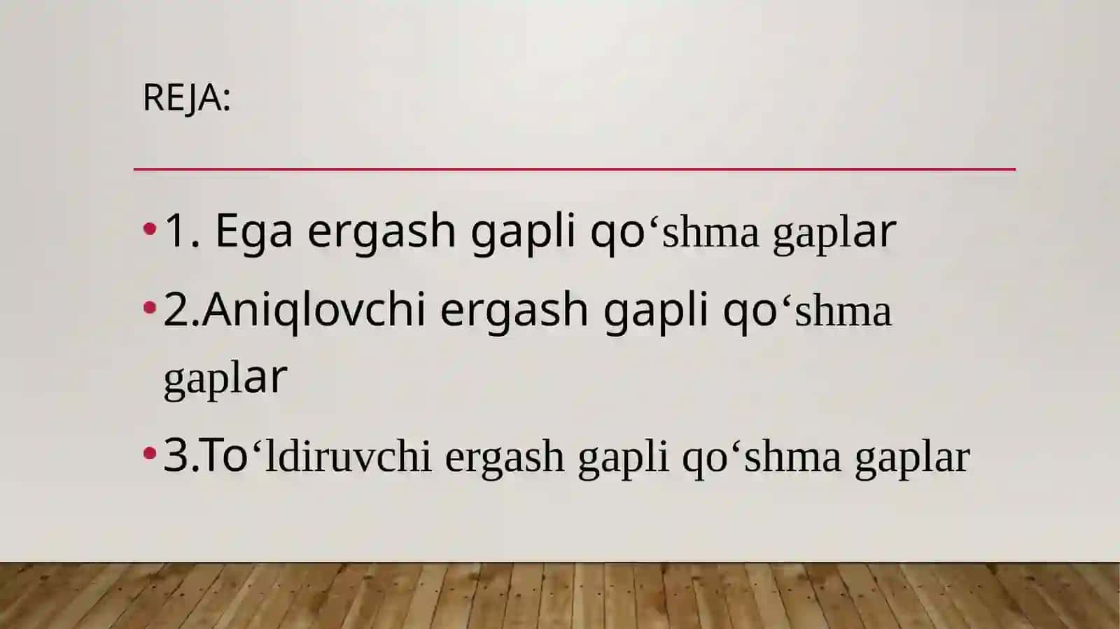 Ega,aniqlovchi,toʻldiruvchiergashgaplar 2