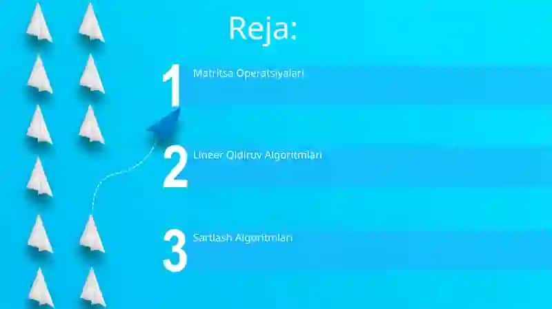 Python da chiziqli algoritmlar bilan ishlash 2