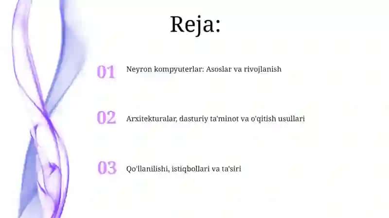 Neyro kompyuterlar 2