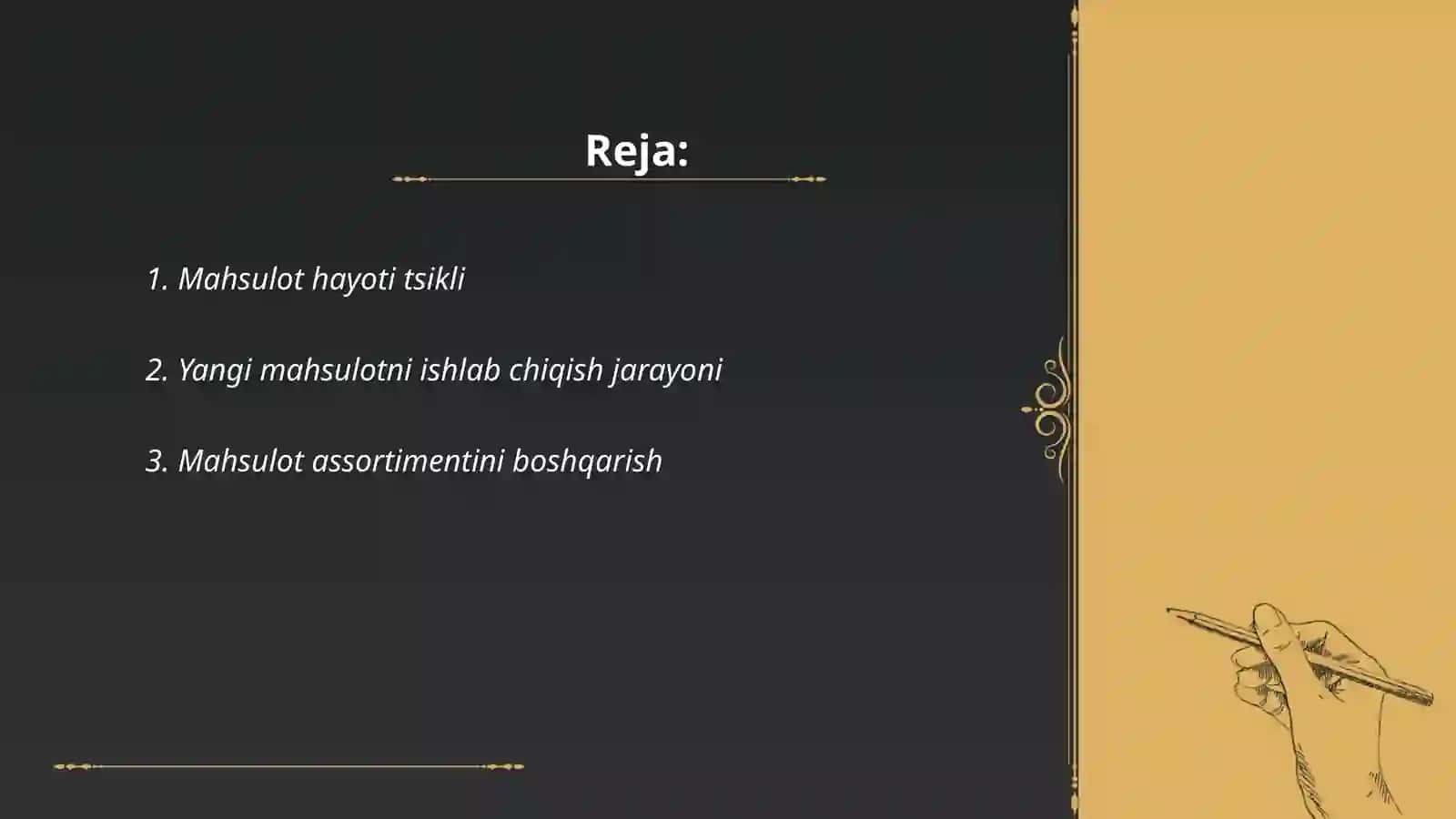 Mahsulotlar va ular haqida qaror qabul qilish 2