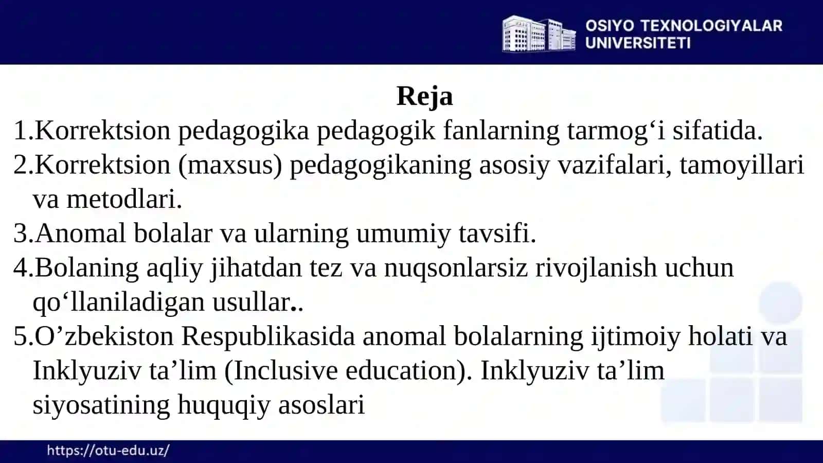 Korrektsion pedagogika pedagogik fanlarning tarmog‘i sifatida 2