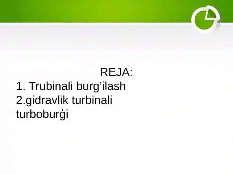 Trubinali burg’ilash 2