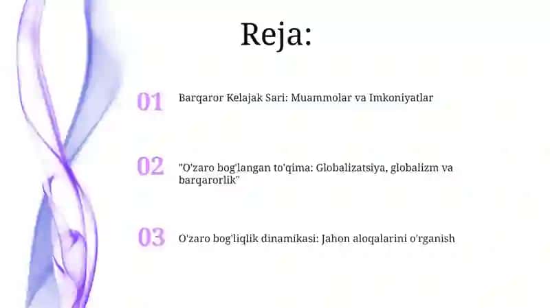 Barqaror Kelajak Sari: Muammolar va Imkoniyatlar 2