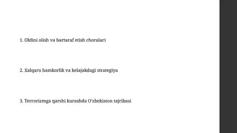 O’zbekistonning terorizmga qarshi kurash tajribasi 2