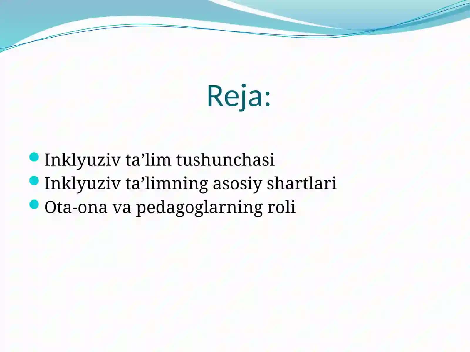 Imkoniyati cheklangan bolalarni samarali inklyuziv ta`lim olishining asosiy shartlari 2