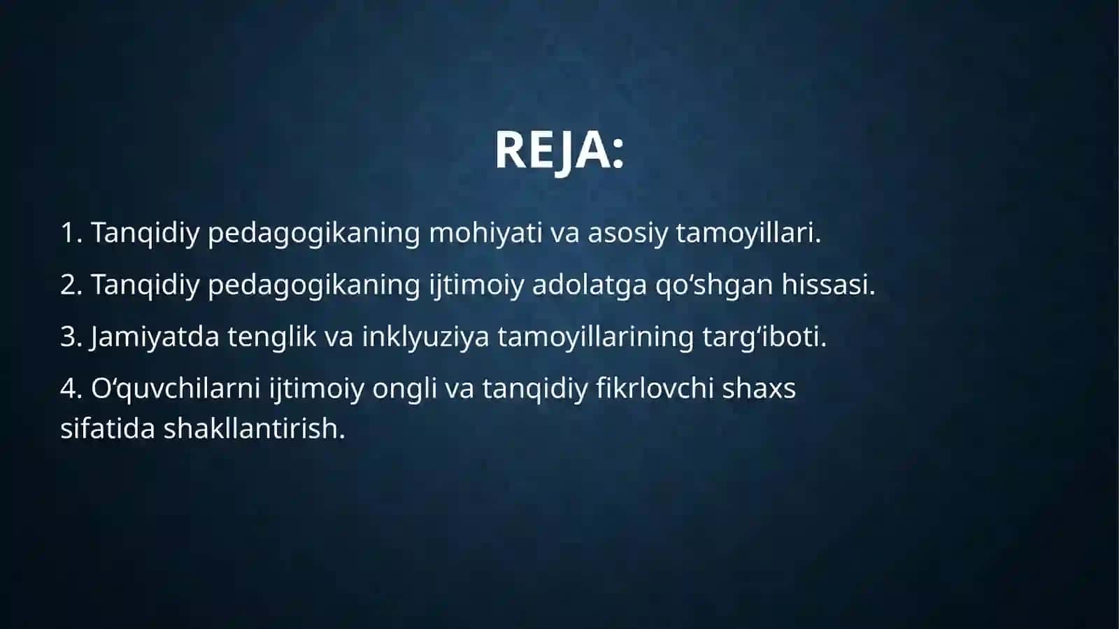 Tanqidiy  pedagogikaning ijtimoiy jarayonlarga     tasiri 2