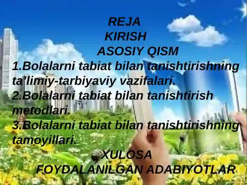 Bolalarni tabiat bilan tanishtirishda ta’limiy faoliyat 2