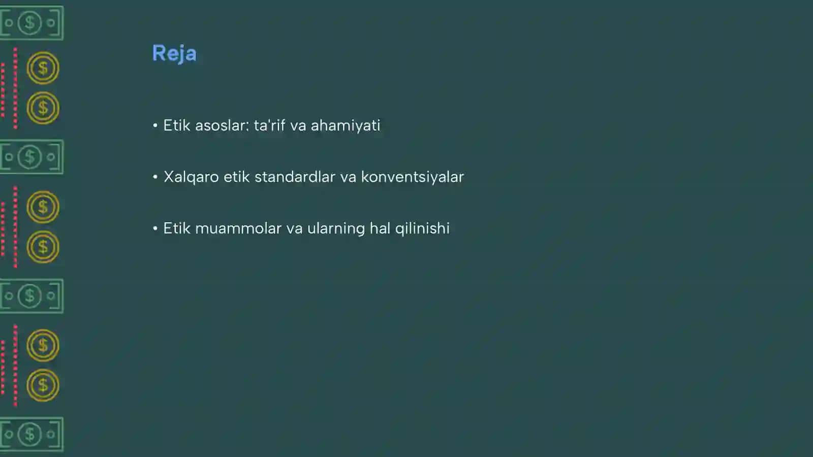 Xalqaro tajribada etik asoslar 2