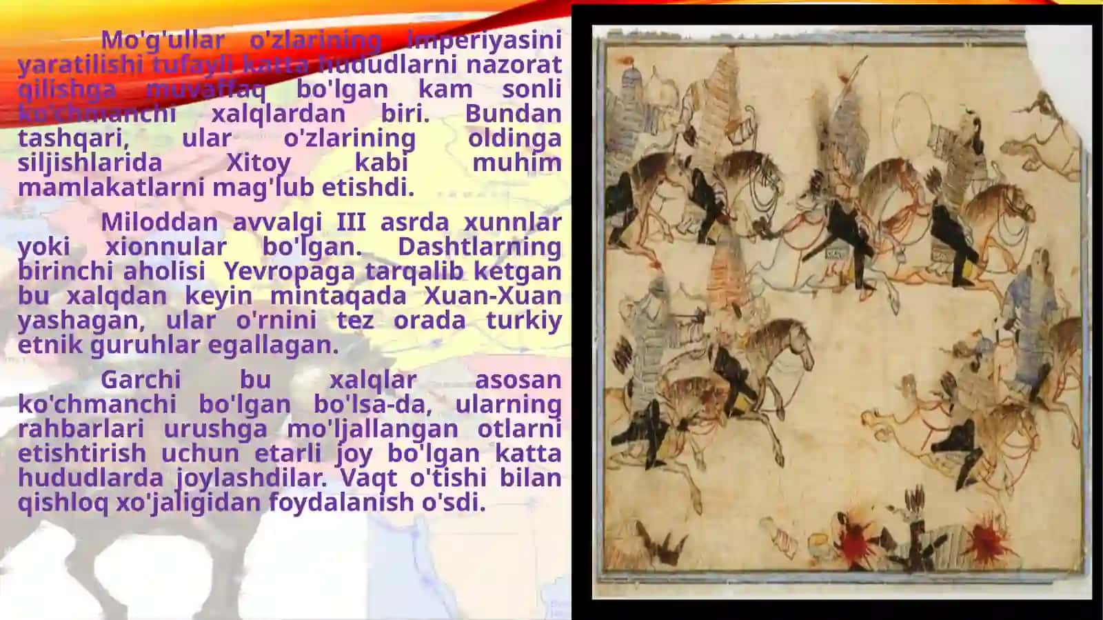 XII – XV asrlarda Mio’g’ullardavlati 2