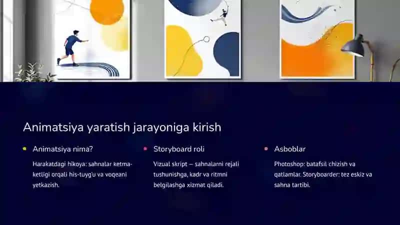 Animatsiya yaratish: Photoshop va Storyboarder yordamida sahnalarni chizish 2