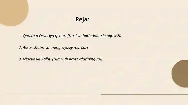 Qadimgi Ossuriya 2