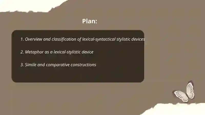 Lexical-Syntactical Stylistic Devices 2