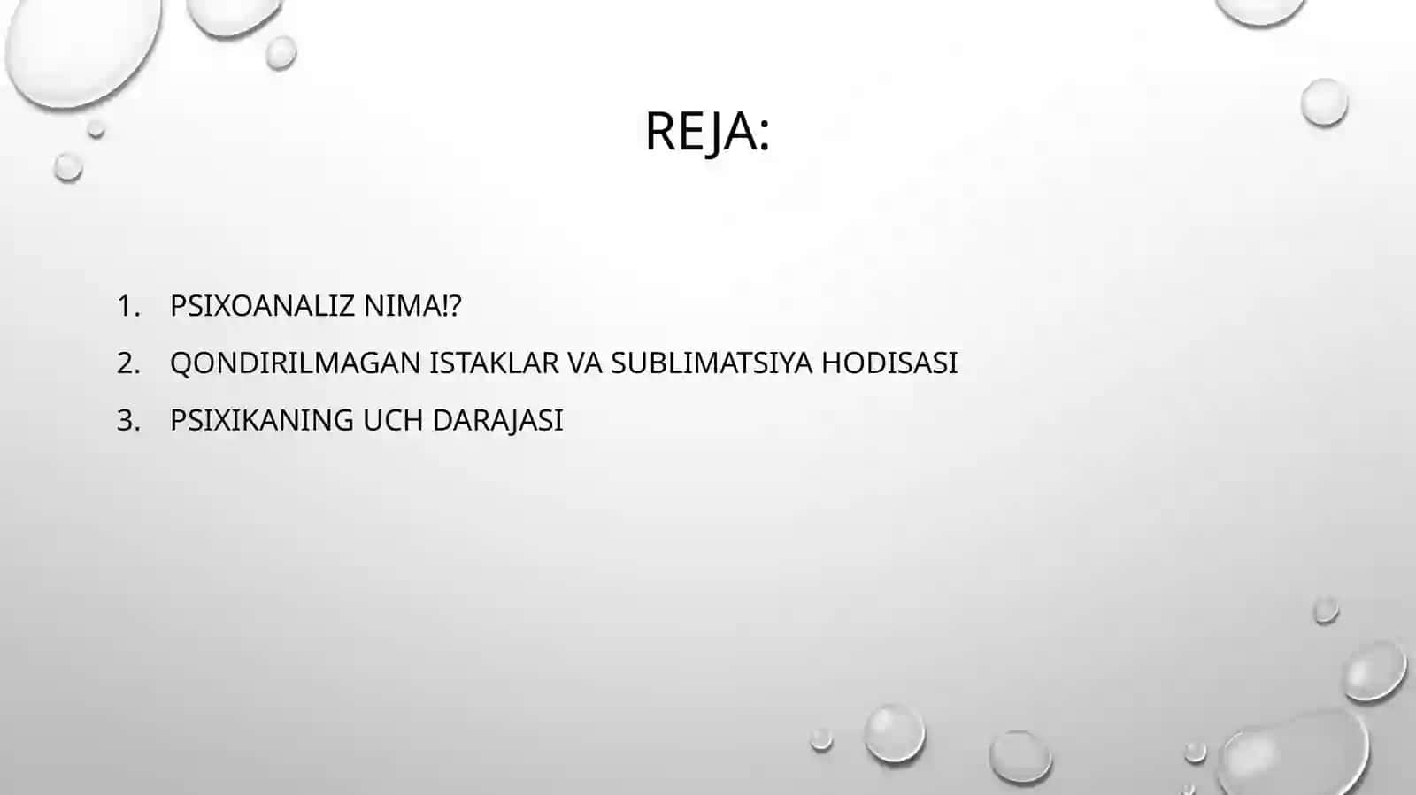 Klassik psixonaliz . Psixodinamika 2