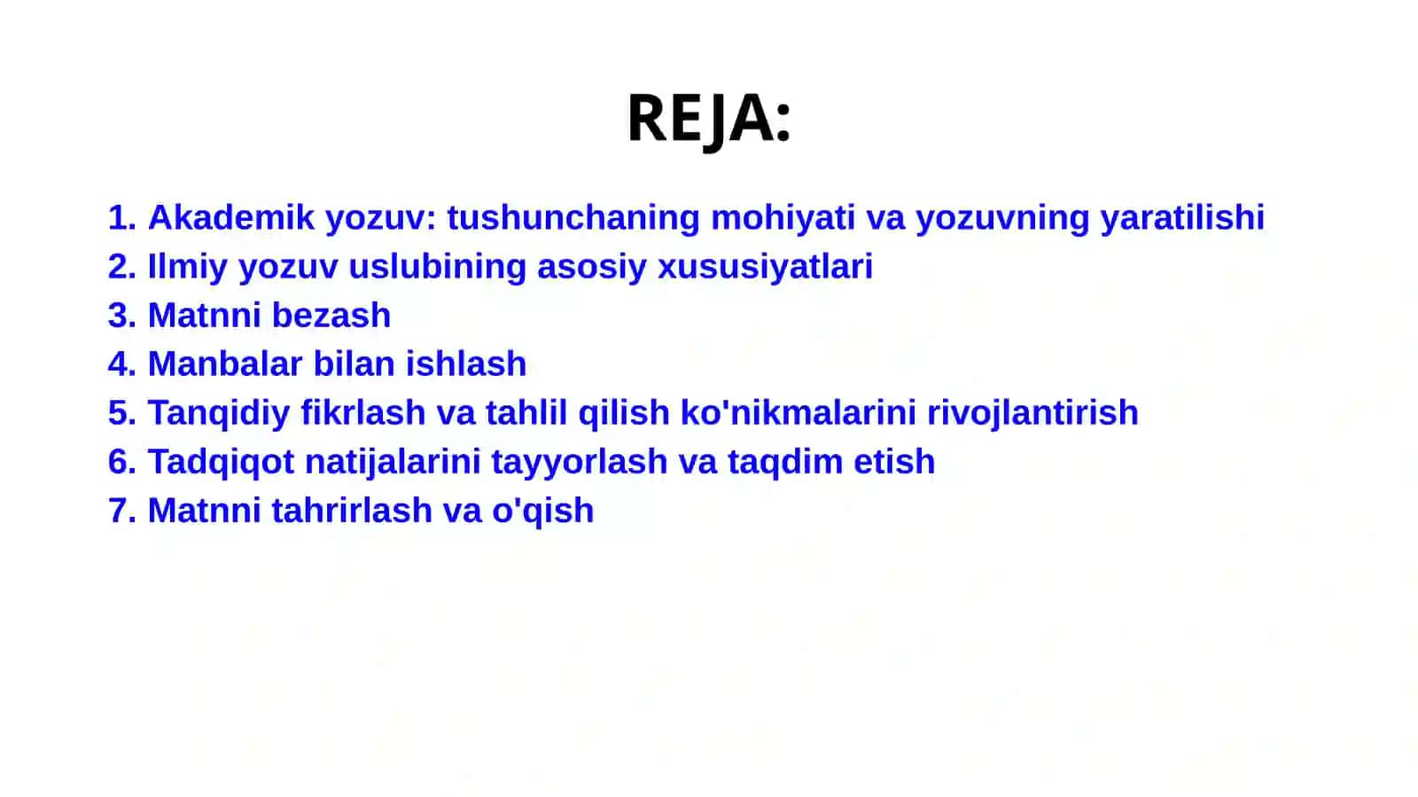 Akademik yozuv tushunchaning mohiyati va yozuvning yaratilishi 2