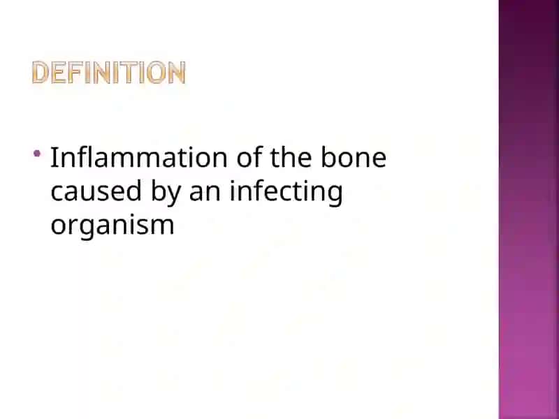 ACUTE AND CHRONIC OSTEOMYELITIS 2