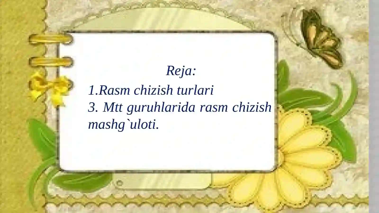 Maktabgachata'lim darasini chizish mashg'ulotlari 2