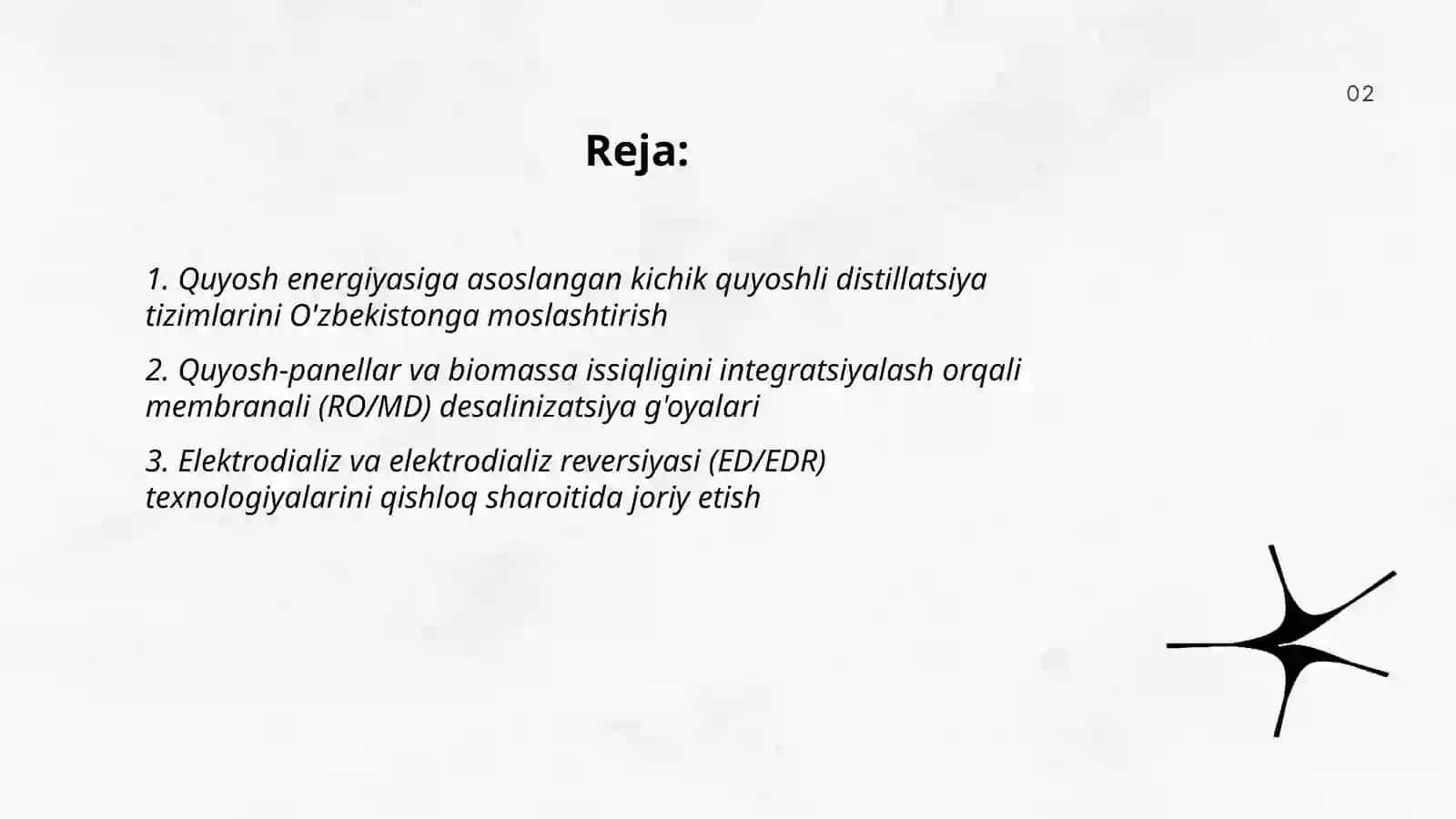 O'zbekistonda sharoitda sho'r suvlarni chuchuklashtirish g'oyalari 2