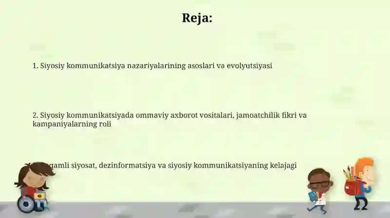Siyosiy kommunikatsiya nazariyalarining tahlili 2
