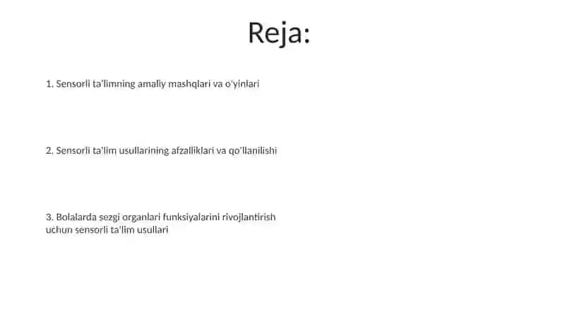Sensor tarbiya ilk yoshdagi bolalarda sezgi organlari faoliyatini rivojlantirish metodlari 2