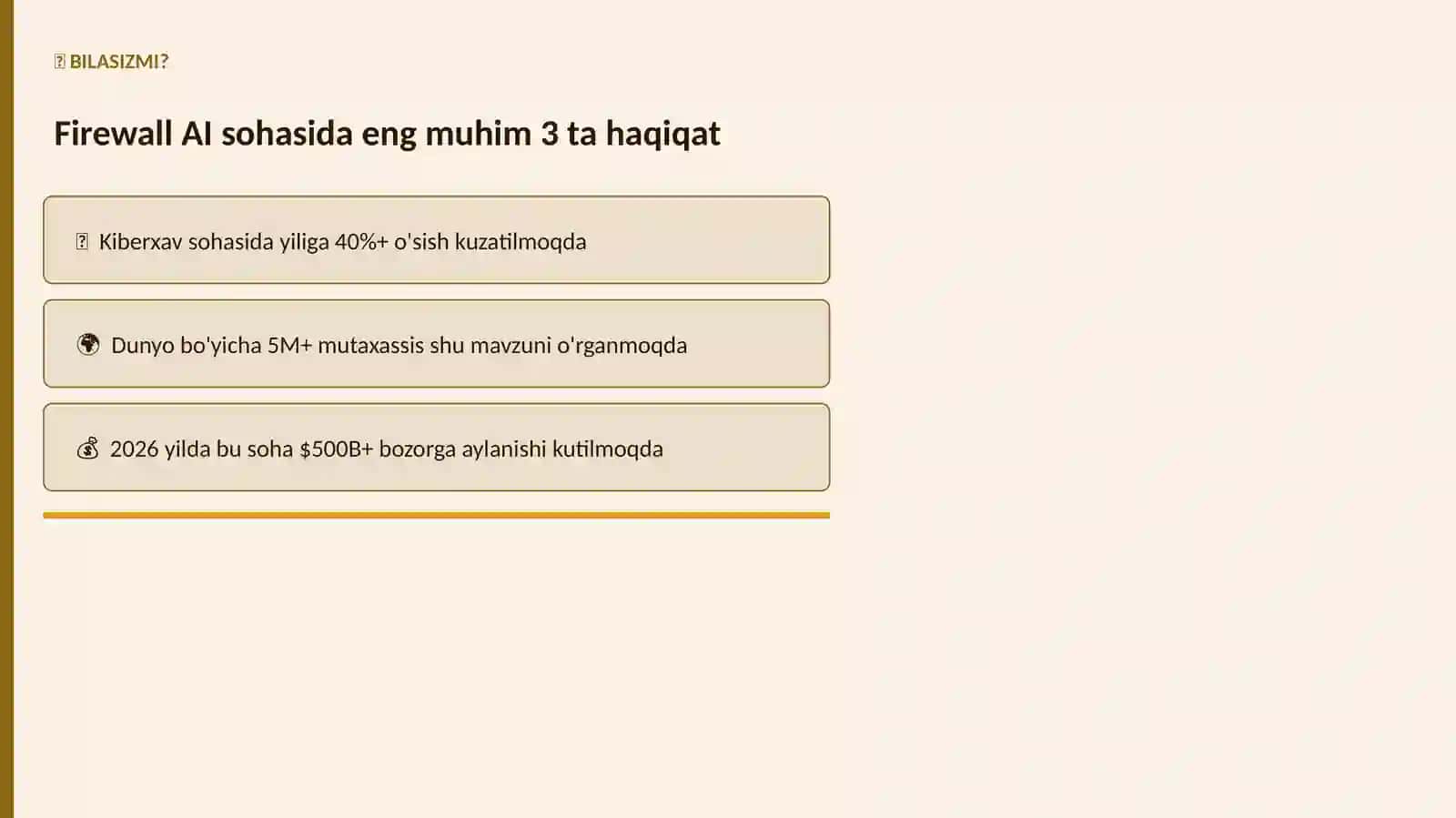 Kiberxav Firewall AI Premium Taqdimot 2026 2