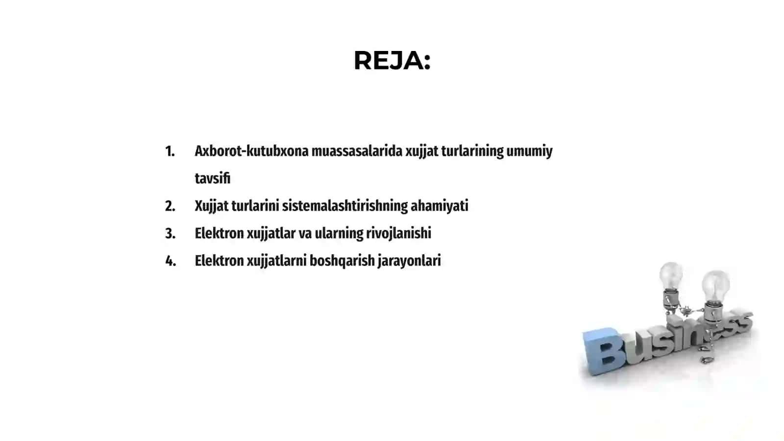 Xujjat turlarini sistemalashtirish 2