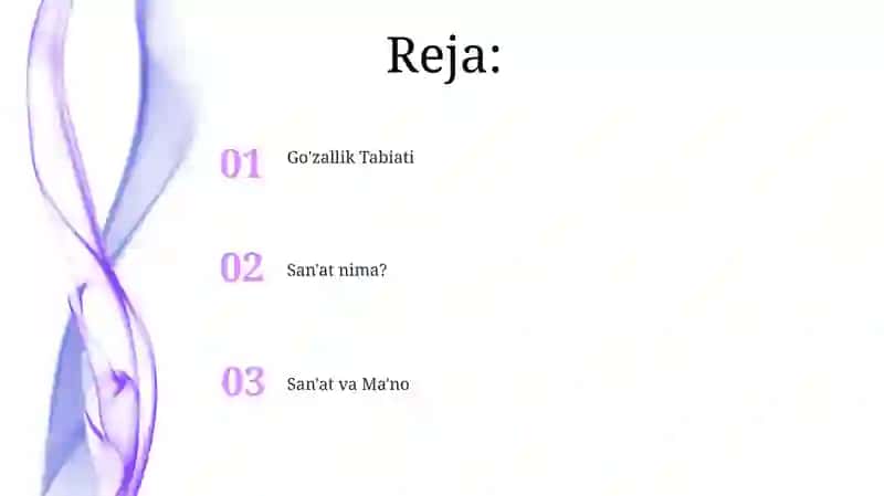 Nafosat falsafasi (Estetika) 2