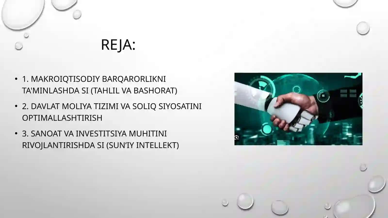 Iqtisodiy siyosatni ishlab chiqishda sun’iy intellektdan qanday foydalanish mumkin? 2