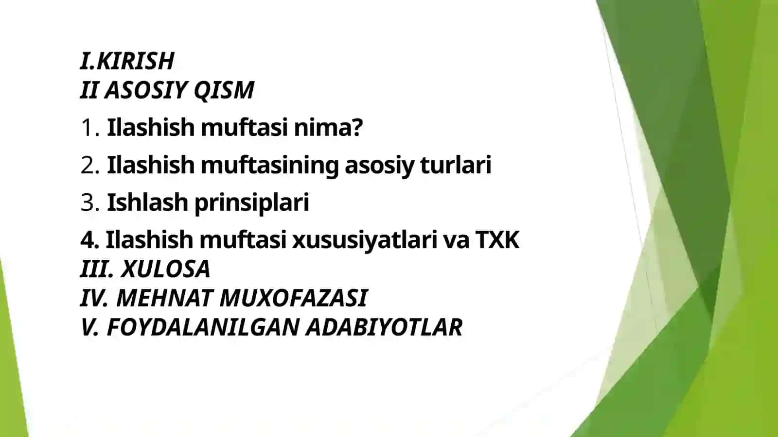 “Traktor va avtomobillarning ilashish muftalari” Bitiruv malakaviy ishi 2
