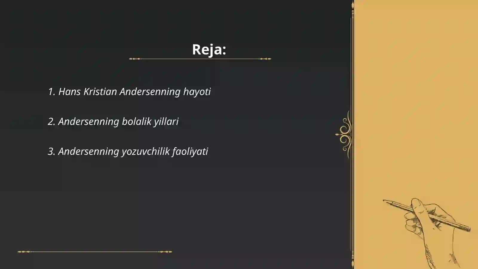 Hans Kristian Andersenning hayoti 2