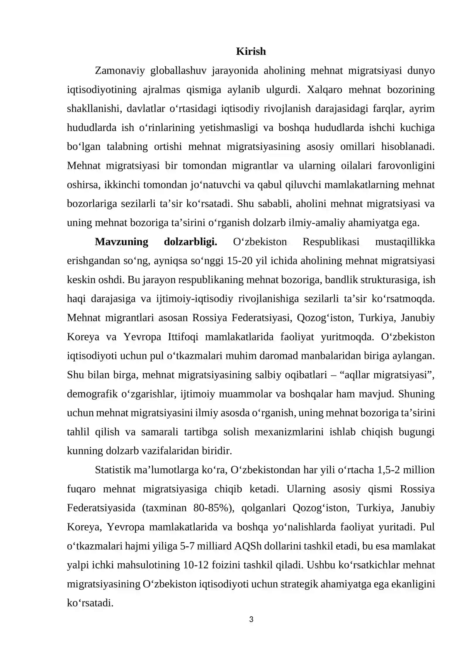 MEHNAT MIGRATSIYASINING NAZARIY ASOSLARI VA UNING MEHNAT BOZORIGA TA’SIRI 2