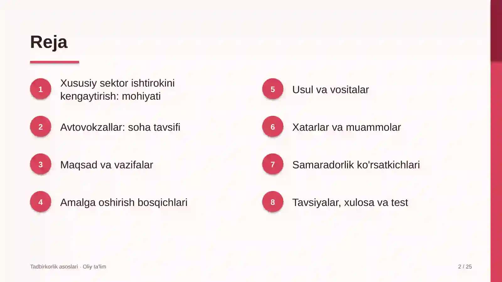 avtovokzallarda xususiy sektor ishtirokini kengaytirish 3371 2