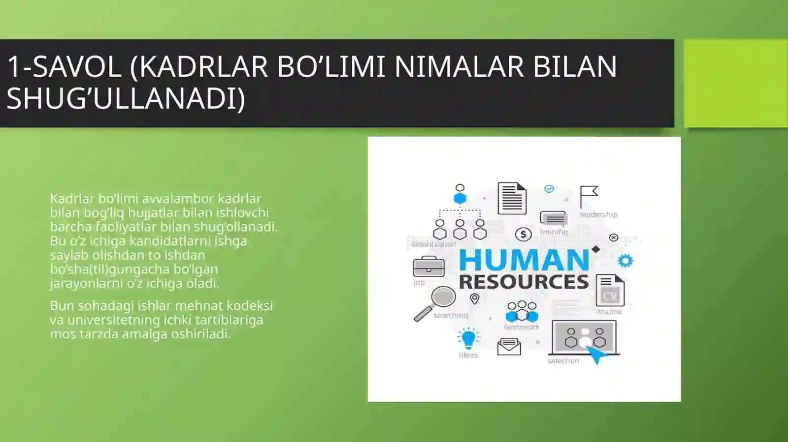 O’zbekiston Milliy Universiteti Personal Bilan Ishlash Tizimi 2