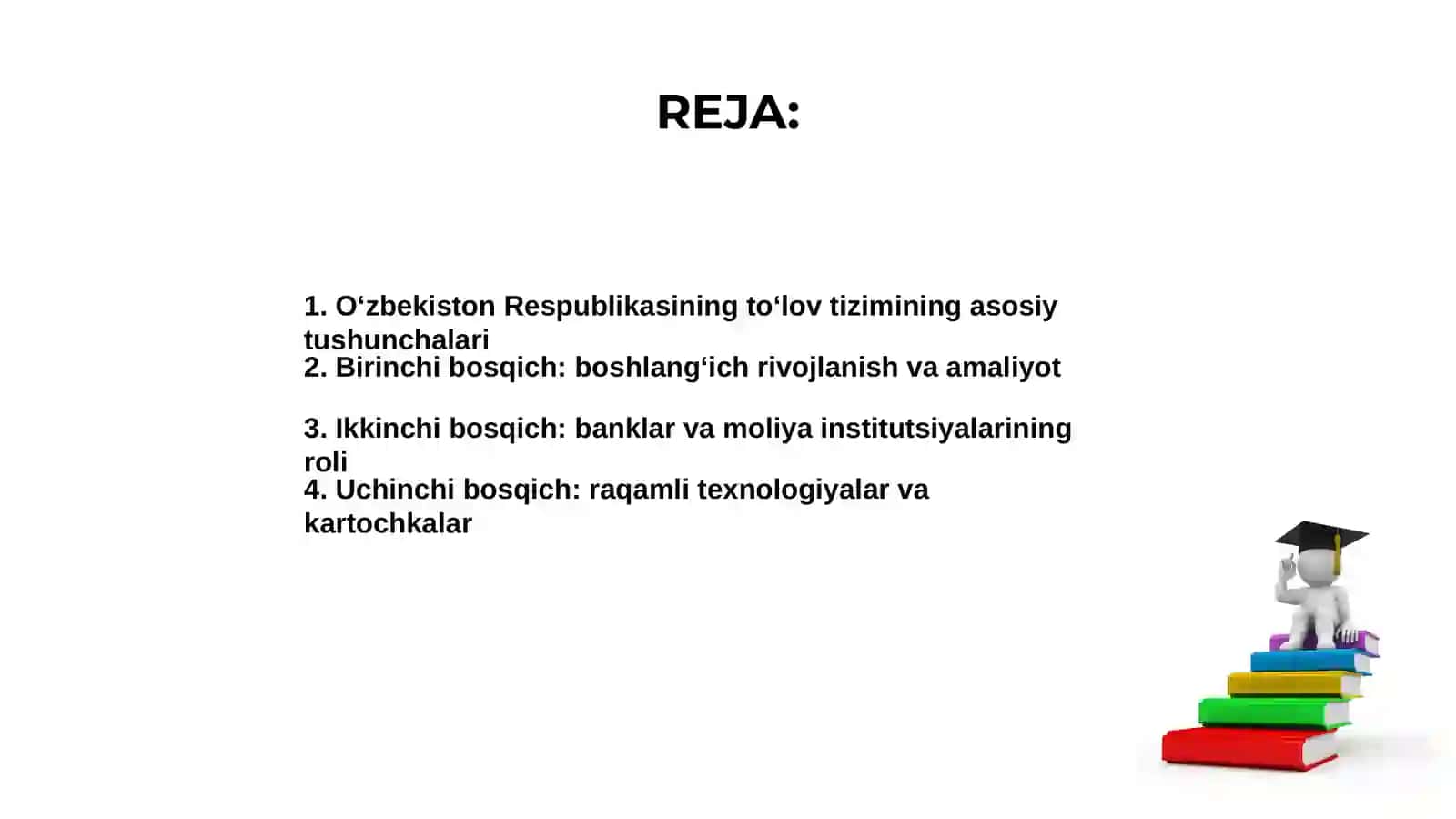 O'zbekiston Respublikasi to'lov tizimining rivojlanish bosqichlari 2