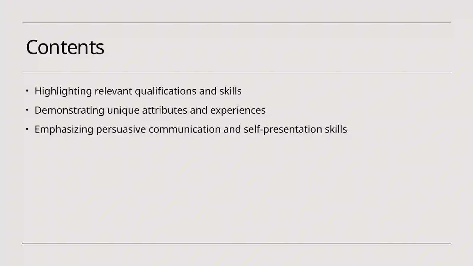 Why Hire Me 2