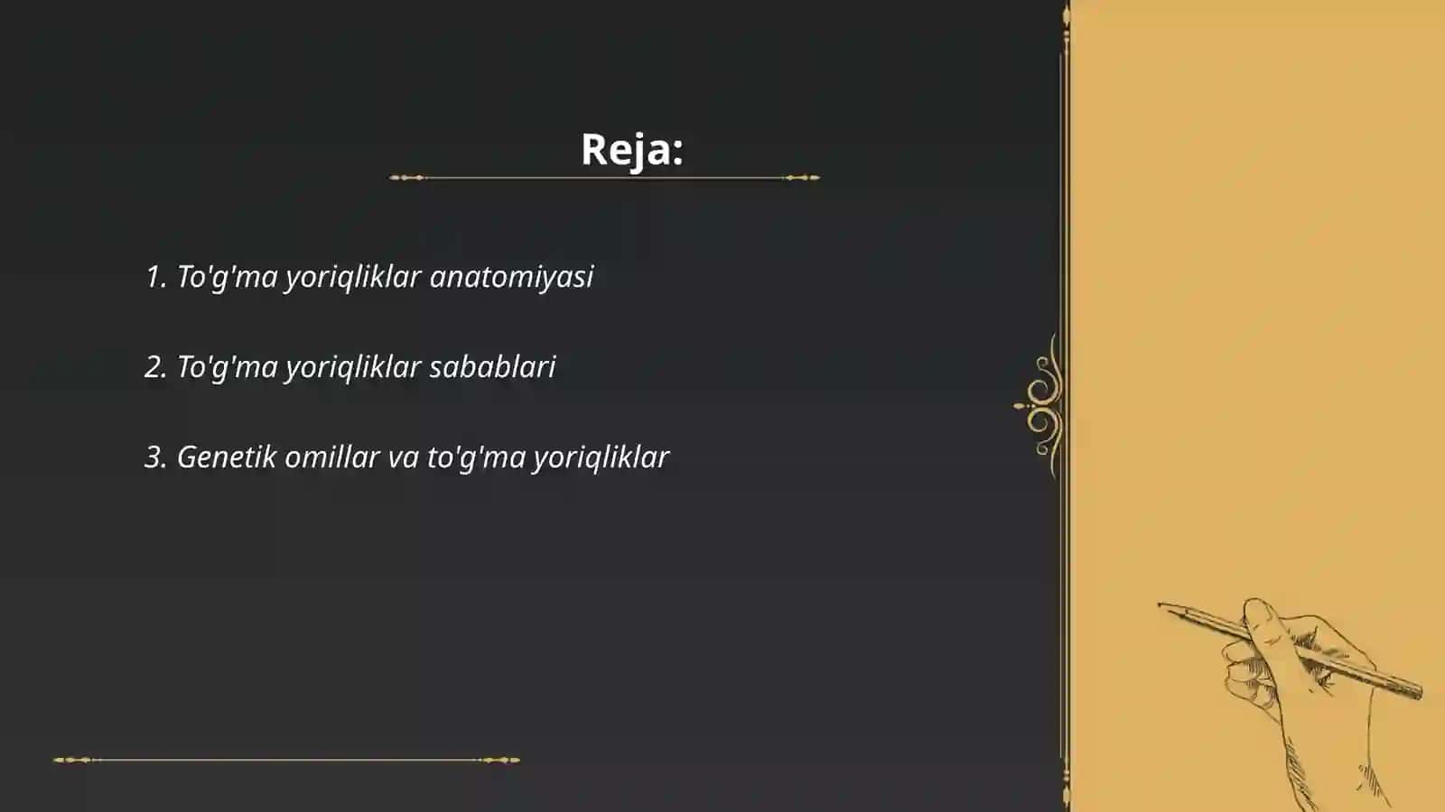 Tuĝma tanglay yoriqliklarida davolovchi va profilaktik yordam 2